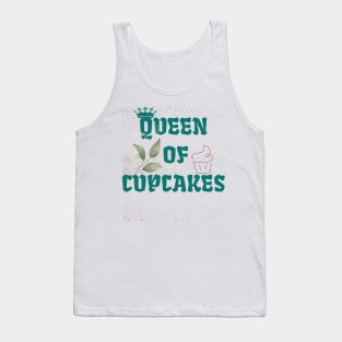 Queen of cupcake Tank Top